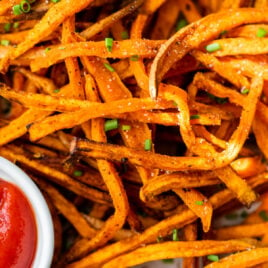 crispy sweet potato air fryer fries